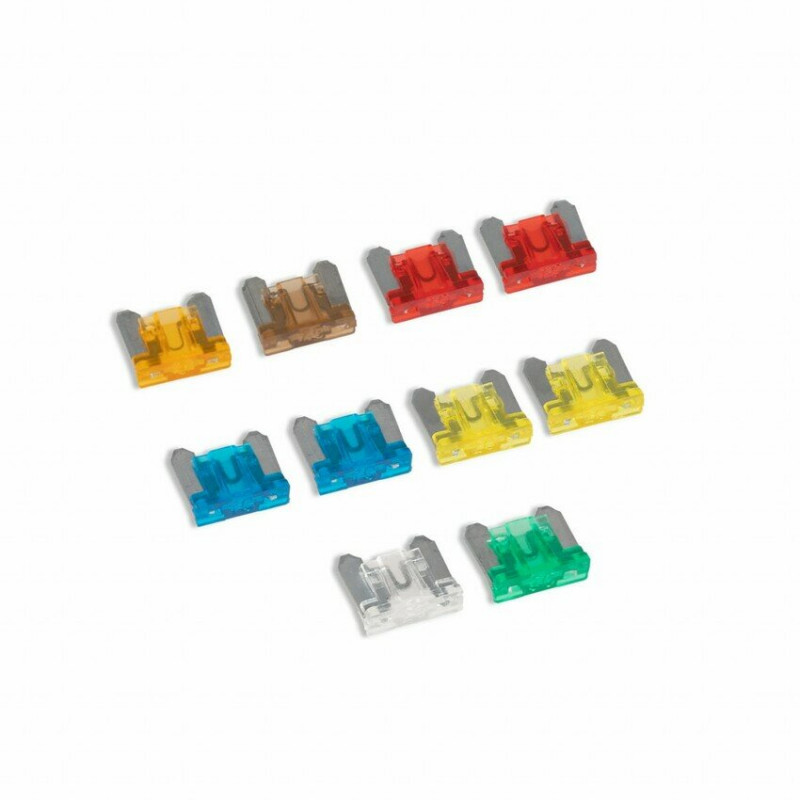 Набір запобіжників пласких Mini-Sicherung low profile 5-30 A 10 шт. блістер